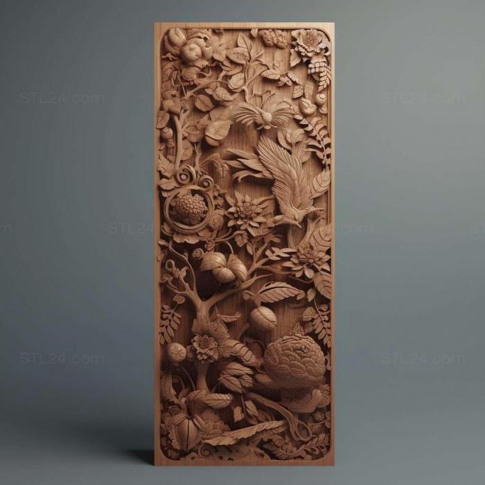 Patterns and decorations (st long 4, PATTERN_2756) 3D models for cnc